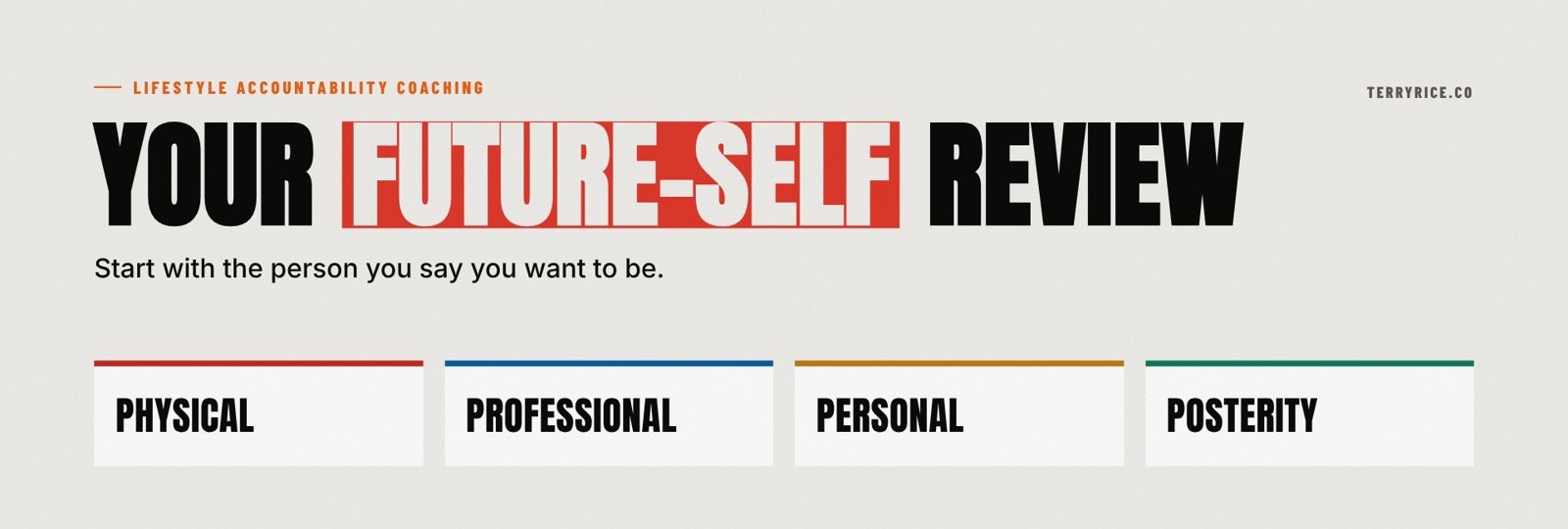 Your future-self review: physical, professional, personal, posterity